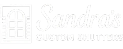 Sandra's Custom Shutters Logo--New White--LR