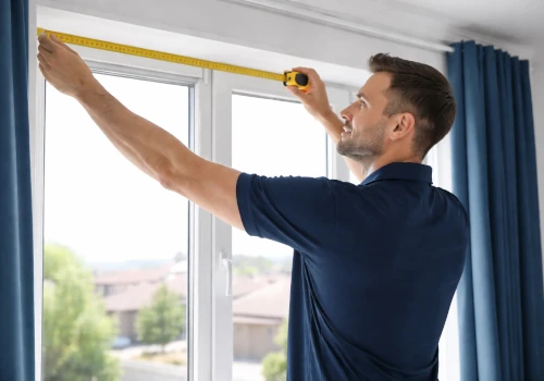 Man Measuring Window