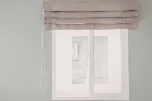Pink Roman Shades